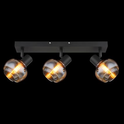 Globo - Deckenstrahler 3xE14/40W/230V schwarz