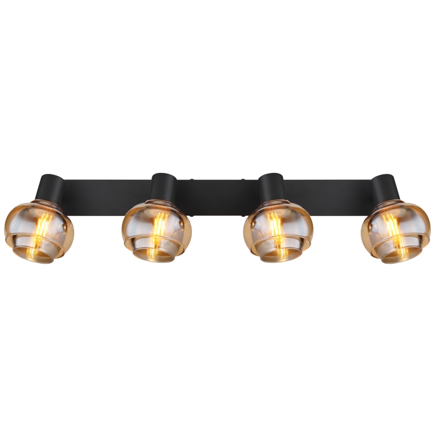 Globo - Deckenspot 4xE14/40W/230V schwarz
