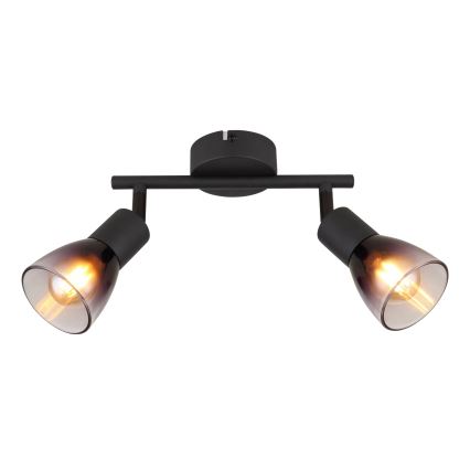Globo - Strahler 2xE14/25W/230V schwarz