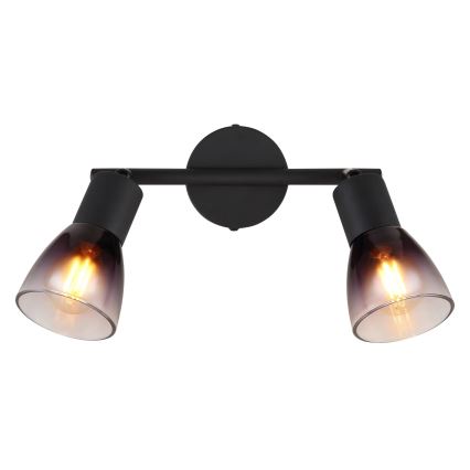 Globo - Strahler 2xE14/25W/230V schwarz