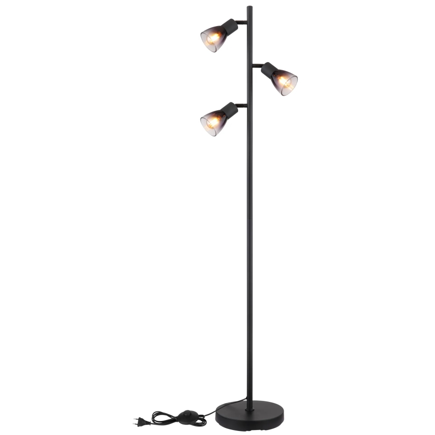 Globo - Stehleuchte 3xE14/25W/230V schwarz