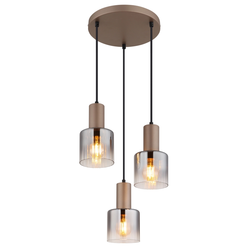 Globo - Hängeleuchte mit Kabel 3xE27/40W/230V