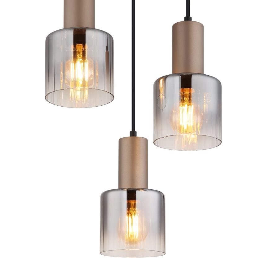 Globo - Hängeleuchte mit Kabel 3xE27/40W/230V