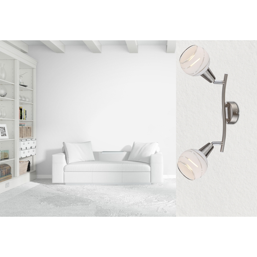 Globo - LED-Strahler 2xE14/4W/230V
