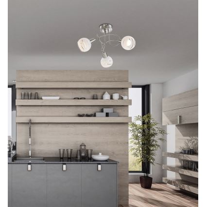 Globo - LED Einbauleuchte 3xE14/4W/230V