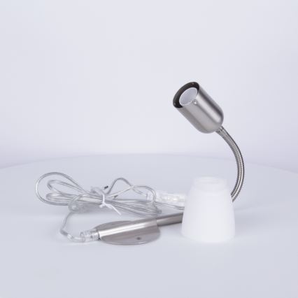 Globo - Flexible Tischlampe 1xE14/40W/230V mattchrom