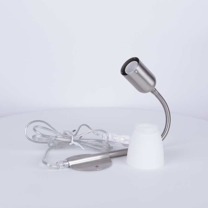 Globo - Flexible Tischlampe 1xE14/40W/230V mattchrom