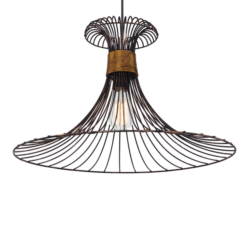 Globo - Kronleuchter an Schnur 1xE27/60W/230V