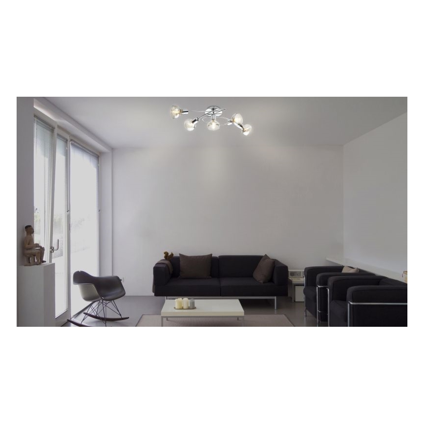 Globo - Kronleuchter 5xE14/40W/230V