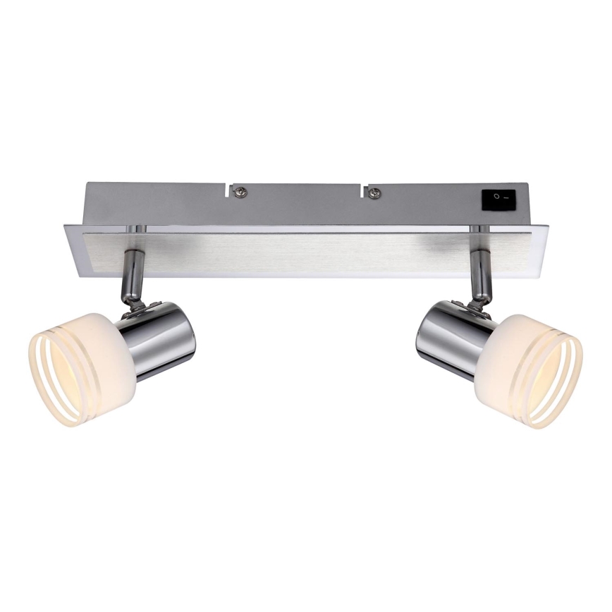 GLOBO 56032-2 - Spotlight LED LIVIO 2xLED/5W/6,5V