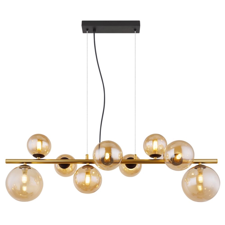 Globo - LED Hängeleuchte an Kabel 9xG9/3W/230V Messing