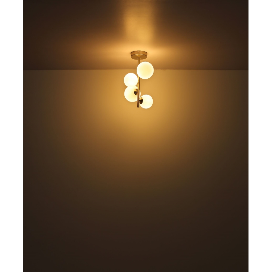 Globo - LED-Deckenleuchte an Stange 4xG9/3W/230V matt Chrom
