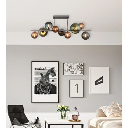 Globo - LED-Kronleuchter mit Stange 9xG9/3,5W/230V