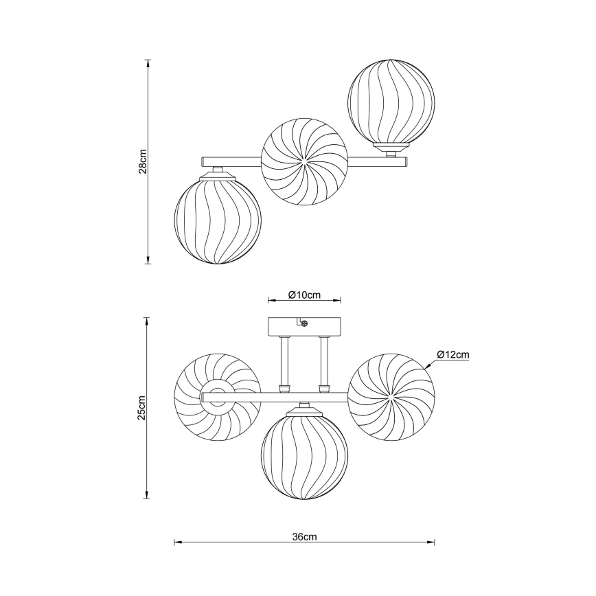 Globo - Wandleuchte 3xG9/4W/230V