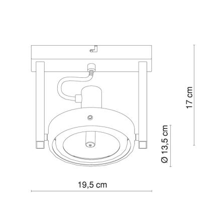 Globo 5645-1 - Spotleuchte KURIANA 1xG9/52W/230V