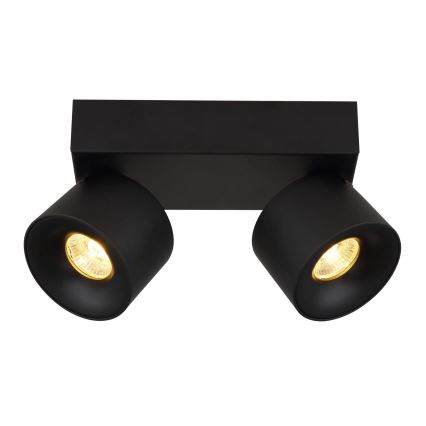 Globo - LED-Strahler 2xLED/6W/230V schwarz