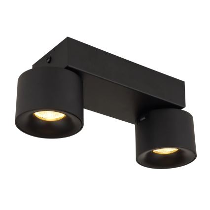 Globo - LED-Strahler 2xLED/6W/230V schwarz