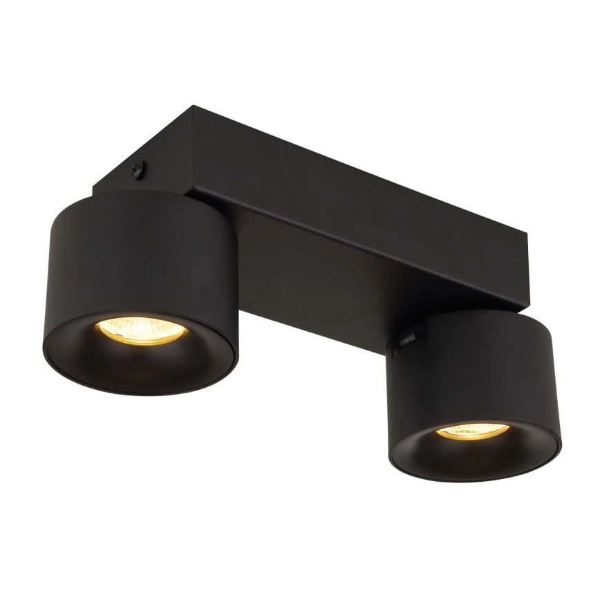 Globo - LED-Strahler 2xLED/6W/230V schwarz