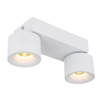Globo - LED-Strahler 2xLED/6W/230V weiß