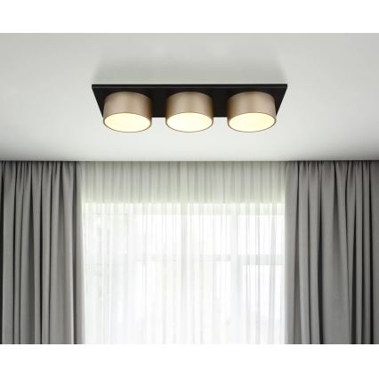 Globo - LED Deckenleuchte LED/24W/230V 3000K 58x20 cm Messing