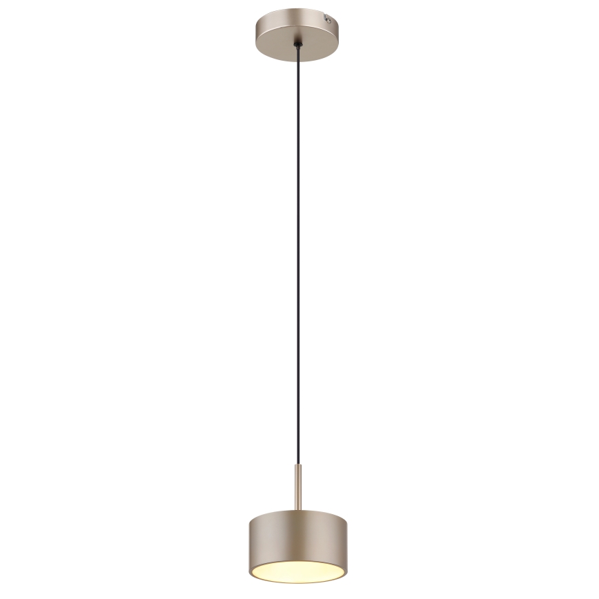 Globo - LED-Pendelleuchte an Kabel LED/12W/230V 3000K Ø 15 cm Messing