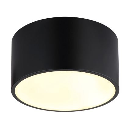 Globo - LED-Deckenleuchte LED/12W/230V 3000K Ø 15 cm schwarz
