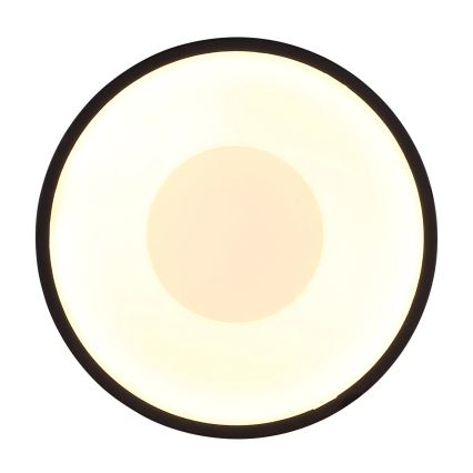 Globo - LED-Deckenleuchte LED/12W/230V 3000K Ø 15 cm schwarz