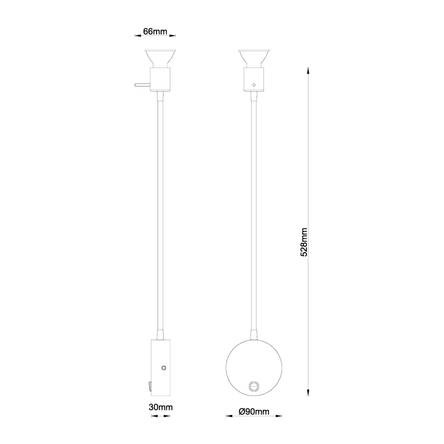 Globo - Wandleuchte  1xGU10/35W/230V