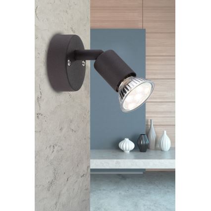 Globo - LED-Wandstrahler 1xGU10/3W/230V schwarz