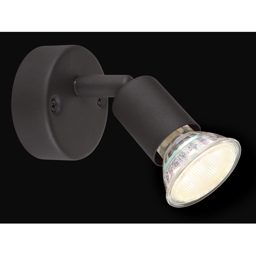 Globo - LED-Wandstrahler 1xGU10/3W/230V schwarz