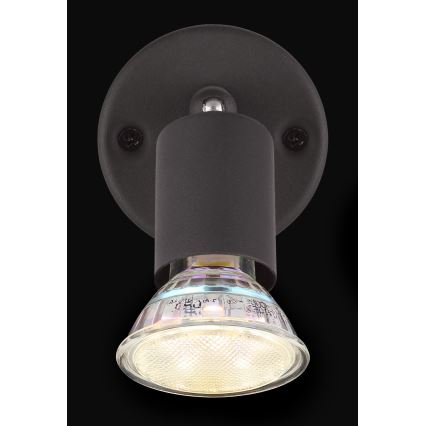 Globo - LED-Wandstrahler 1xGU10/3W/230V schwarz