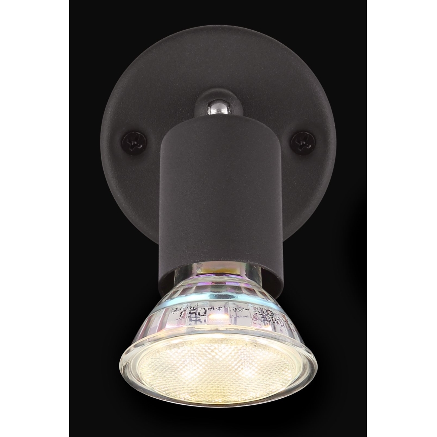 Globo - LED-Wandstrahler 1xGU10/3W/230V schwarz