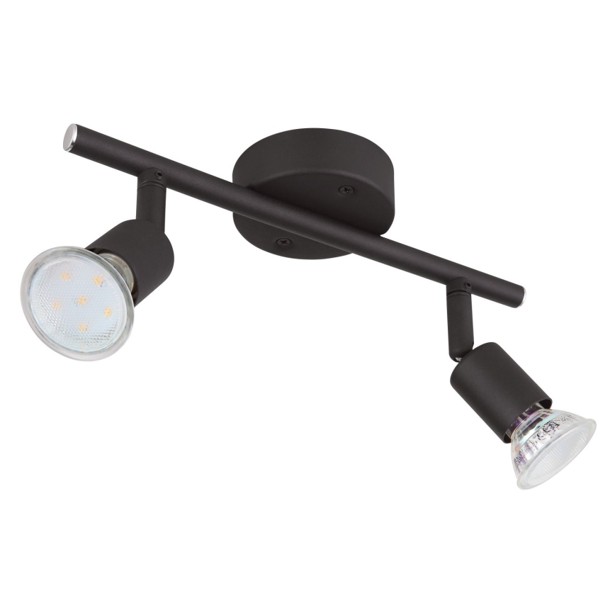 Globo - LED-Strahler 2xGU10/3W/230V schwarz