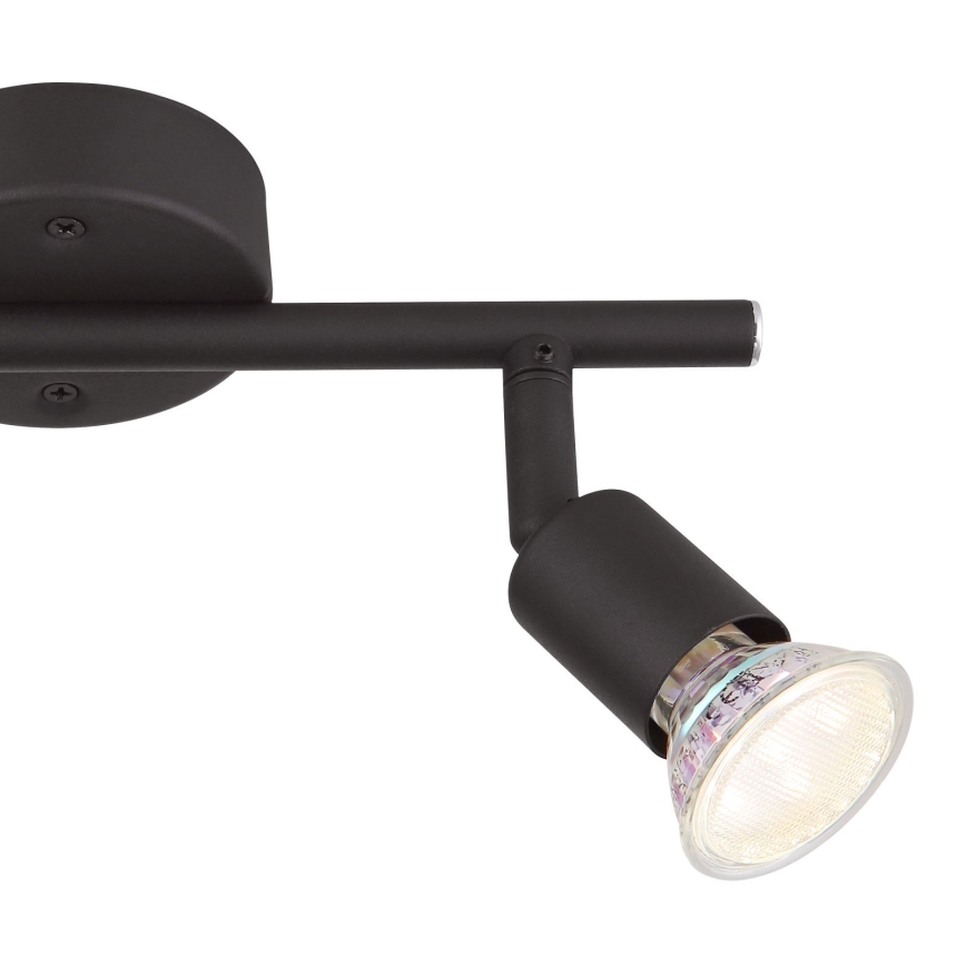 Globo - LED-Strahler 2xGU10/3W/230V schwarz