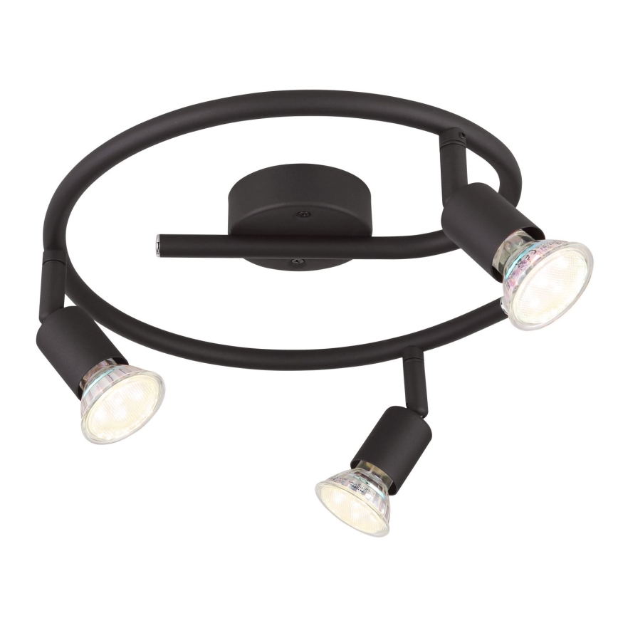 Globo - LED-Strahler 3xGU10/3W/230V schwarz