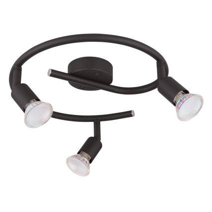 Globo - LED-Strahler 3xGU10/3W/230V schwarz