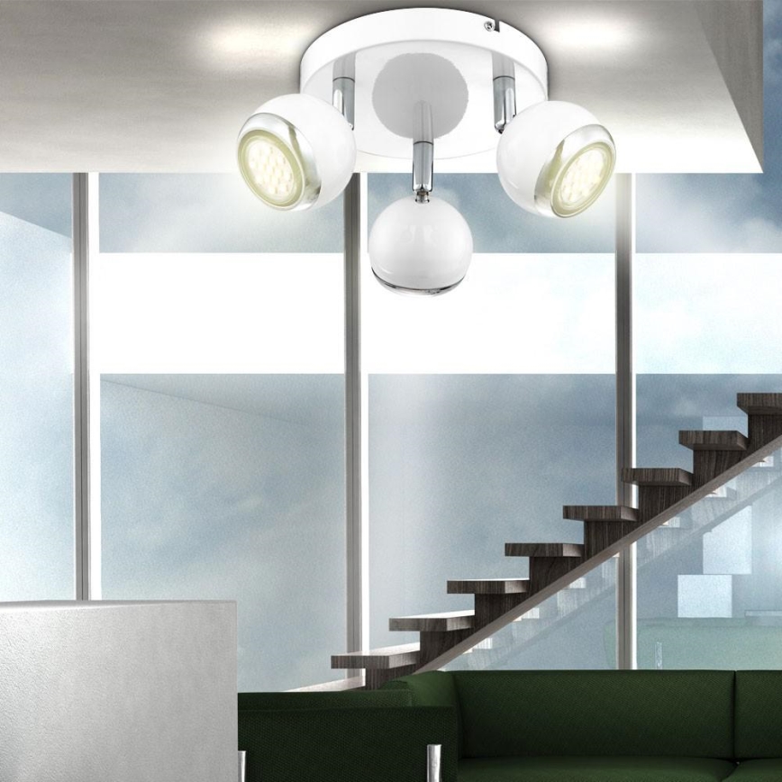 LED-Deckenleuchte OMAN 3xGU10/2,5 W