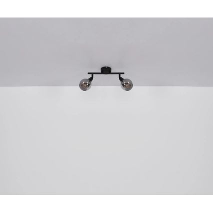 Globo - Strahler 2xE14/40W/230V schwarz