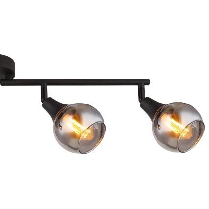 Globo - Strahler 4xE14/40W/230V schwarz
