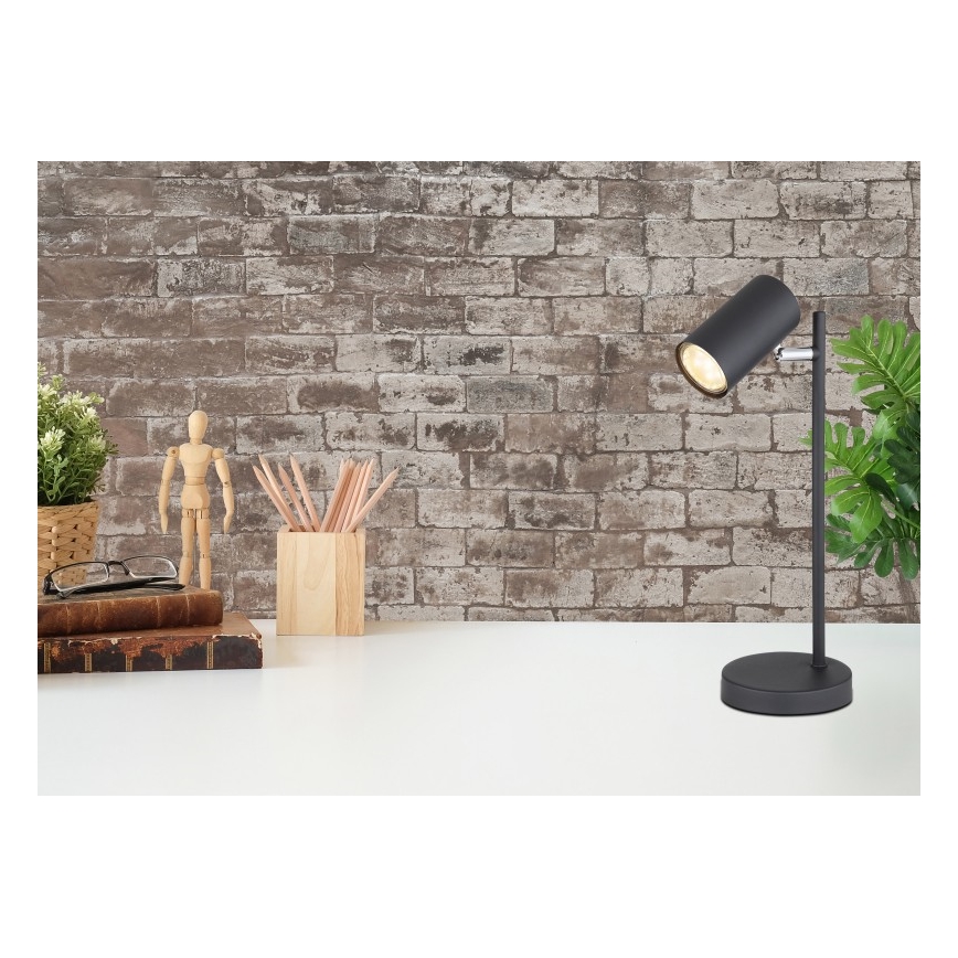 Globo - Tischlampe 1xGU10/5W/230V schwarz