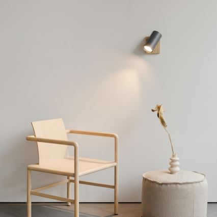 Globo - Wandstrahler 1xGU10/25W/230V grau/braun