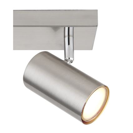 Globo - Strahler 2xGU10/25W/230V matt Chrom