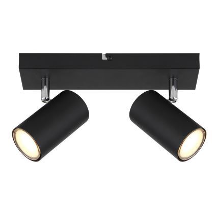 Globo - Einbauleuchte 2xGU10/35W/230V schwarz
