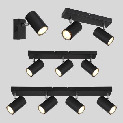 Globo - Deckenstrahler 3xGU10/35W/230V Schwarz