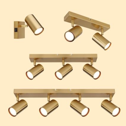 Globo - Strahler 4xGU10/35W/230V golden