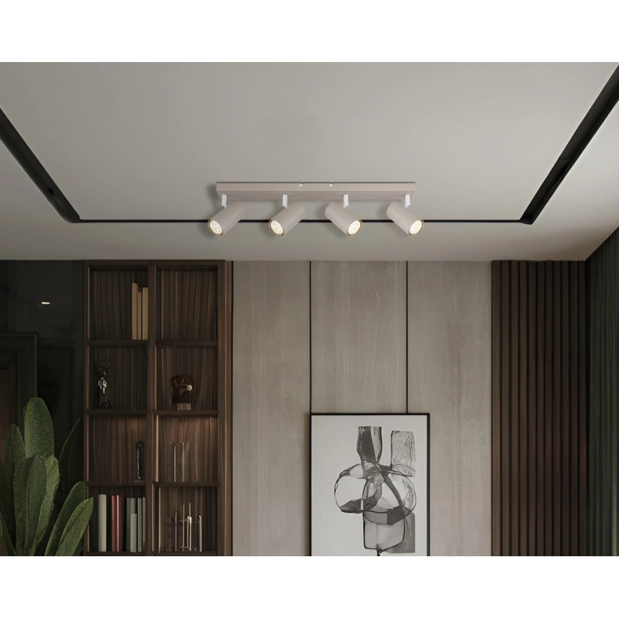 Globo - Deckenstrahler 4xGU10/35W/230V beige