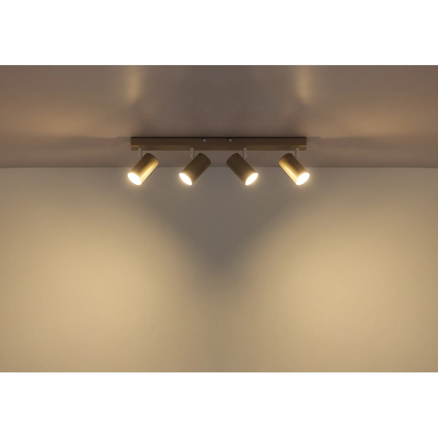 Globo - Deckenstrahler 4xGU10/35W/230V beige