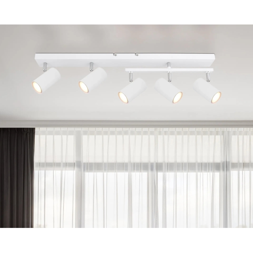 Globo - Strahler 5xGU10/35W/230V weiß