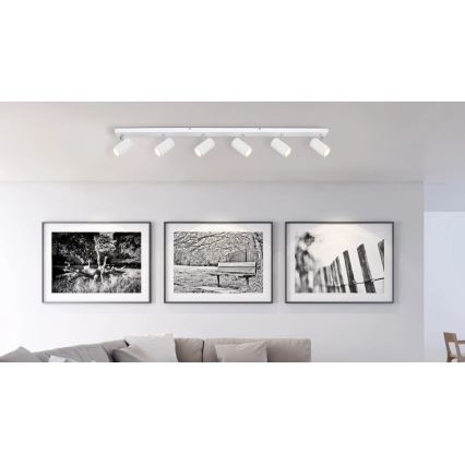 Globo - Strahler 6xGU10/35W/230V weiß
