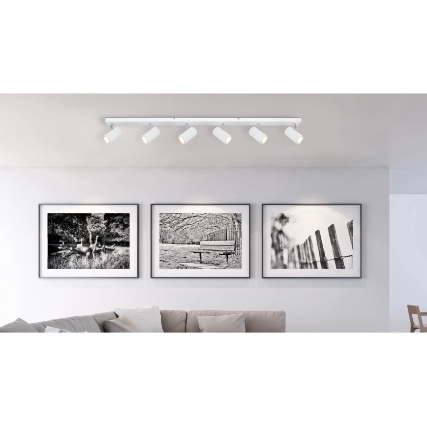 Globo - Strahler 6xGU10/35W/230V weiß